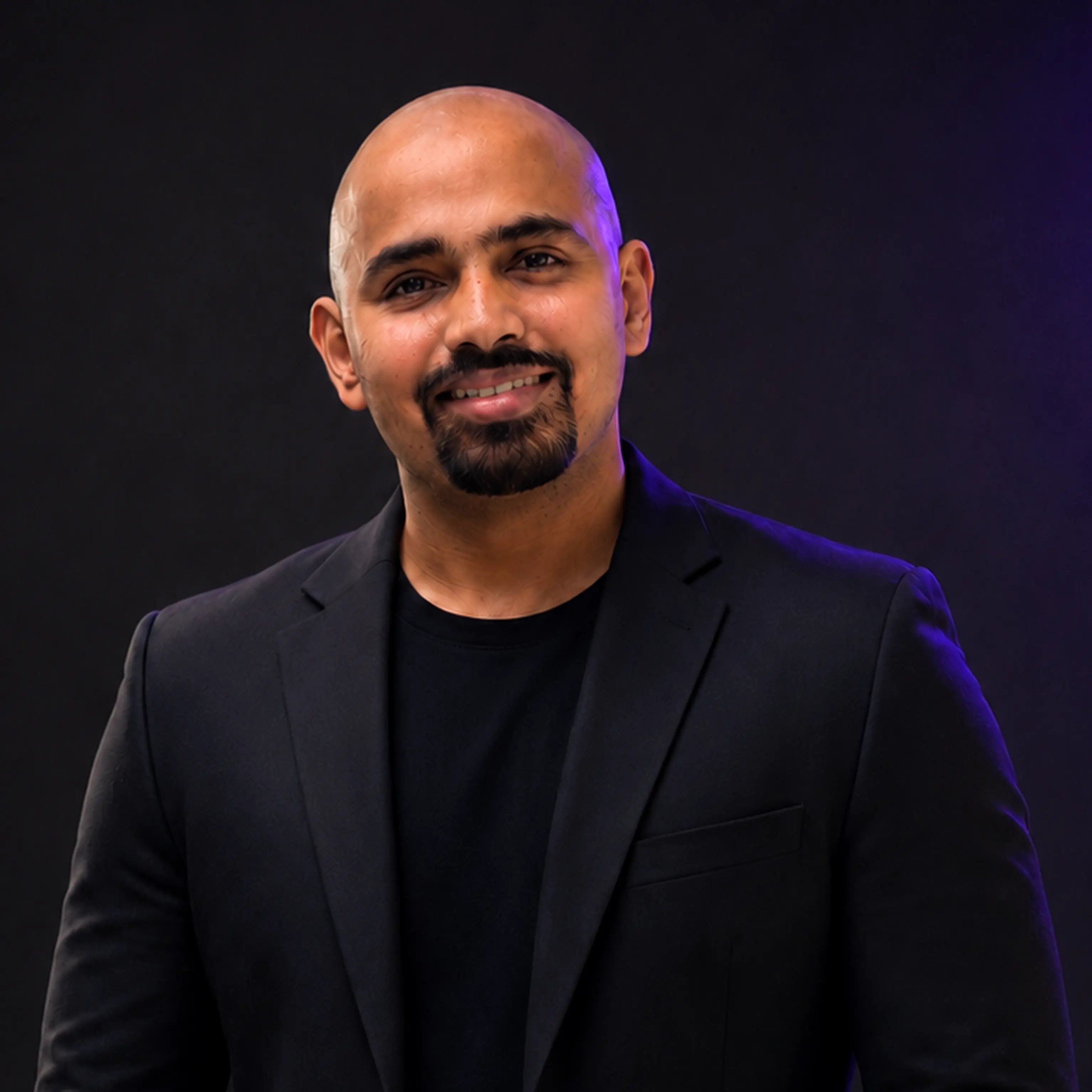 Portrait of Arpan Naithani, co-founder of Mjolniir